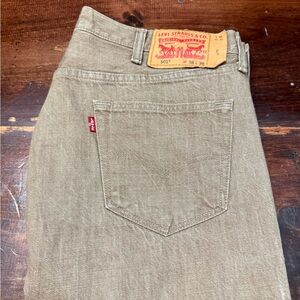 Levi’s Men’s 501 Cone Mills White Oak Denim (Actual Fit 36x27)